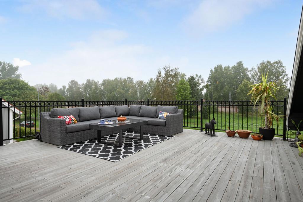 Takterrassen här med plats för det mesta