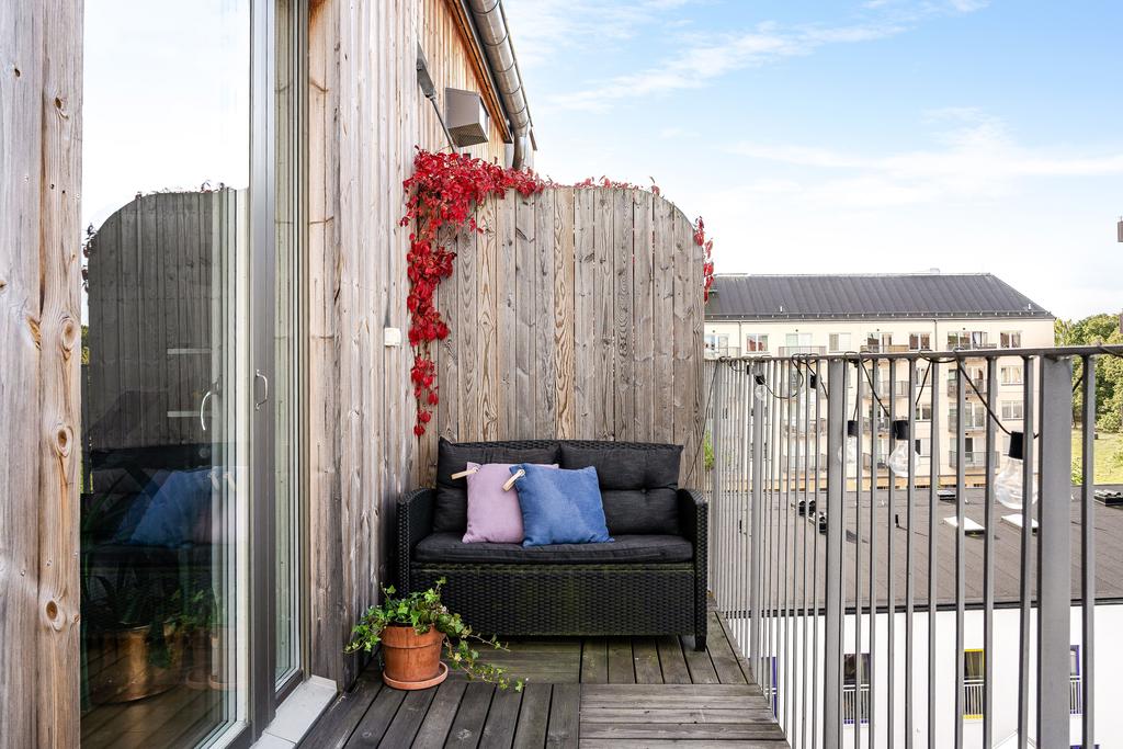 Balkong i västligt läge