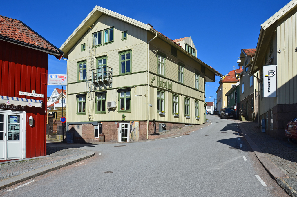 Fjällbacka miljöbild galärbacken 