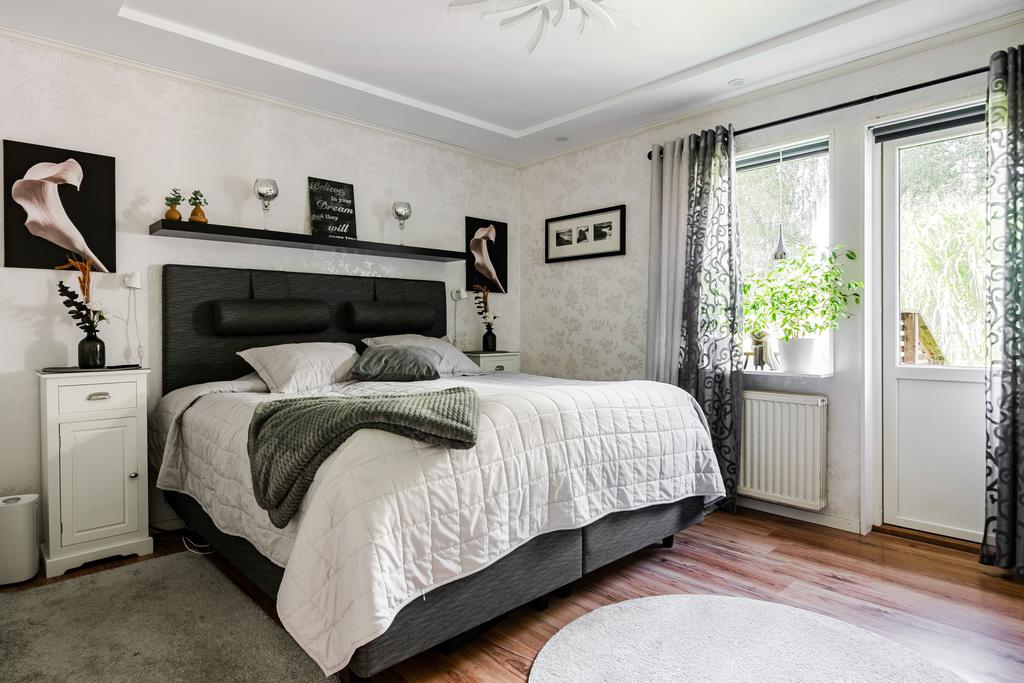 Sovrum på ovanvåningen