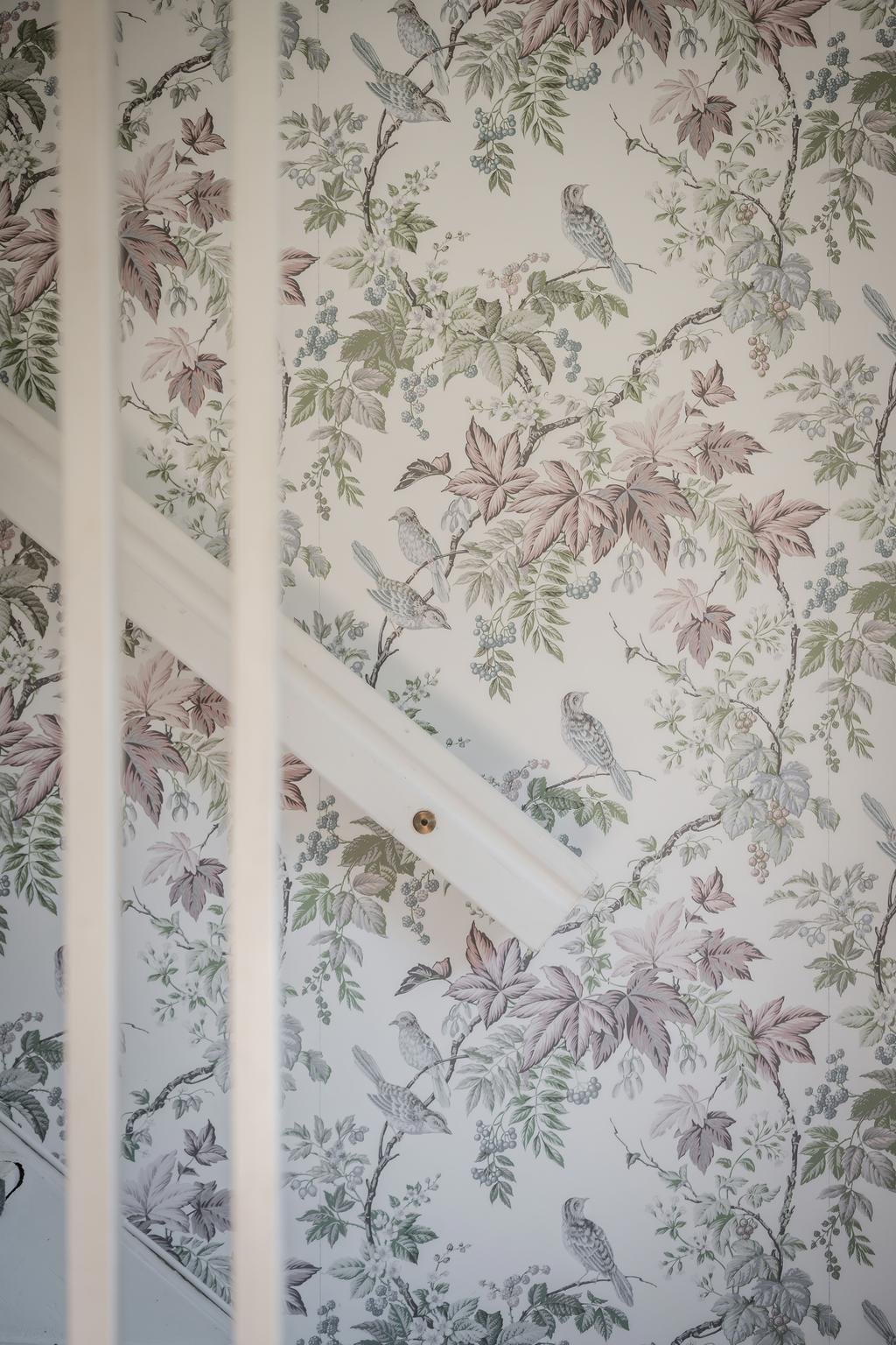 Detaljbild, trappan ner till markplan.