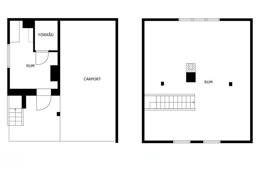 Planritning Ateljé/carport