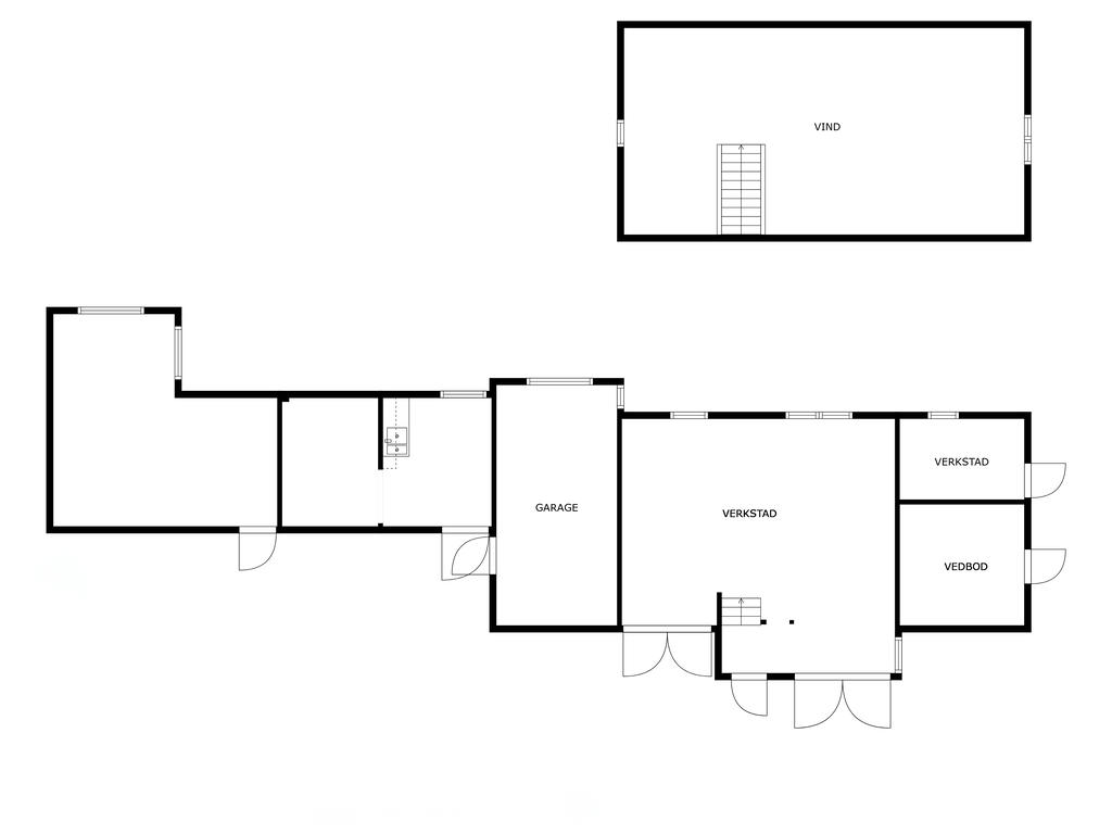 Planritning uthuslänga