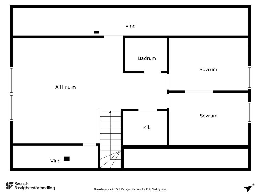 Planritning andra plan 