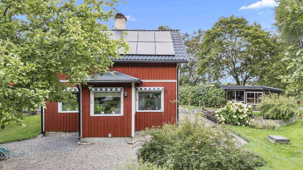 Grönskande trädgårdstomt 