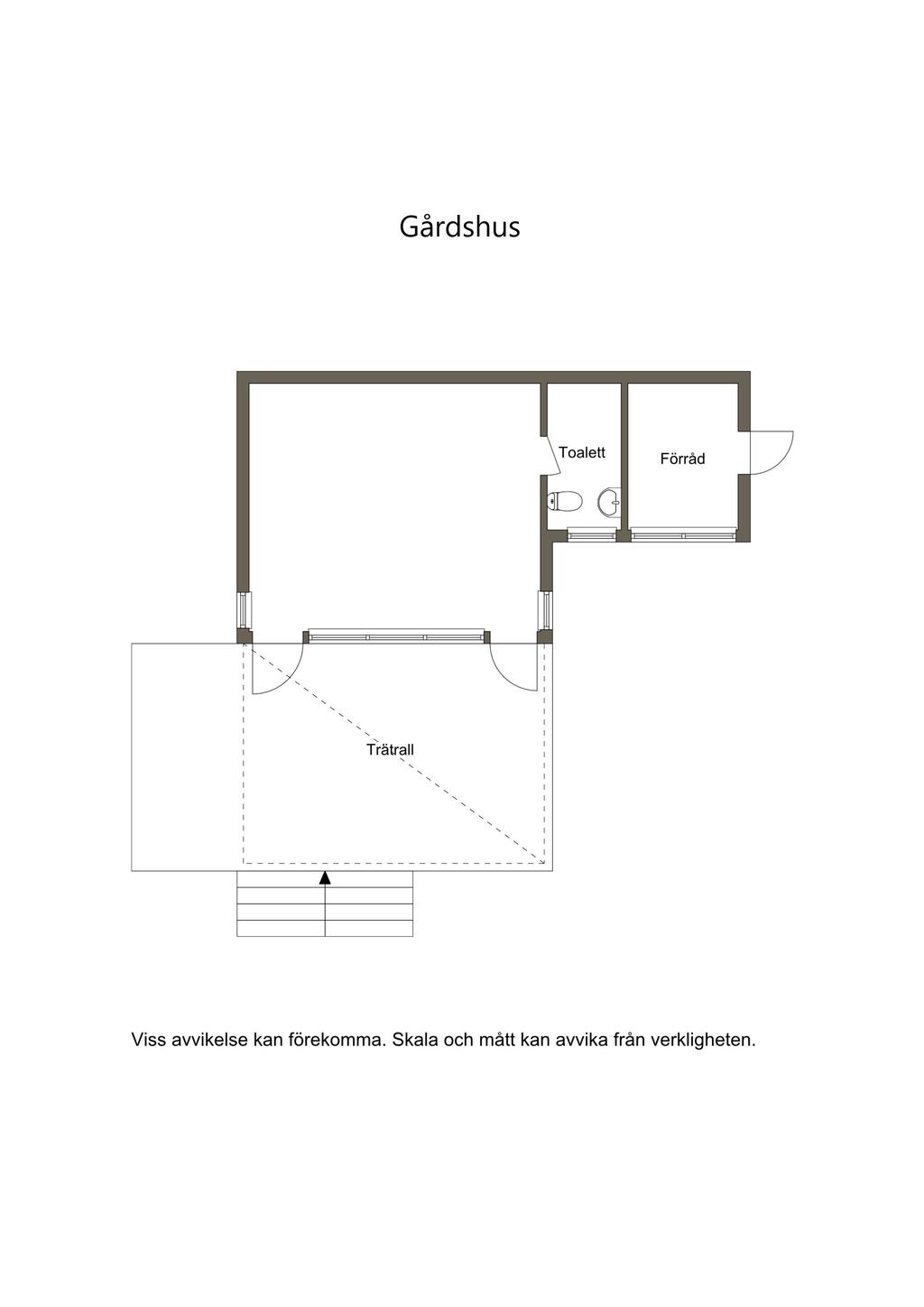 Planritning gårdshus