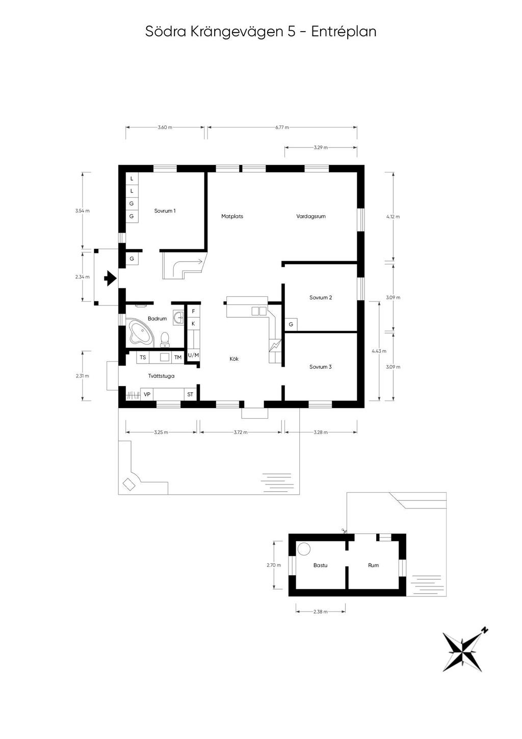 Planritning entréplan