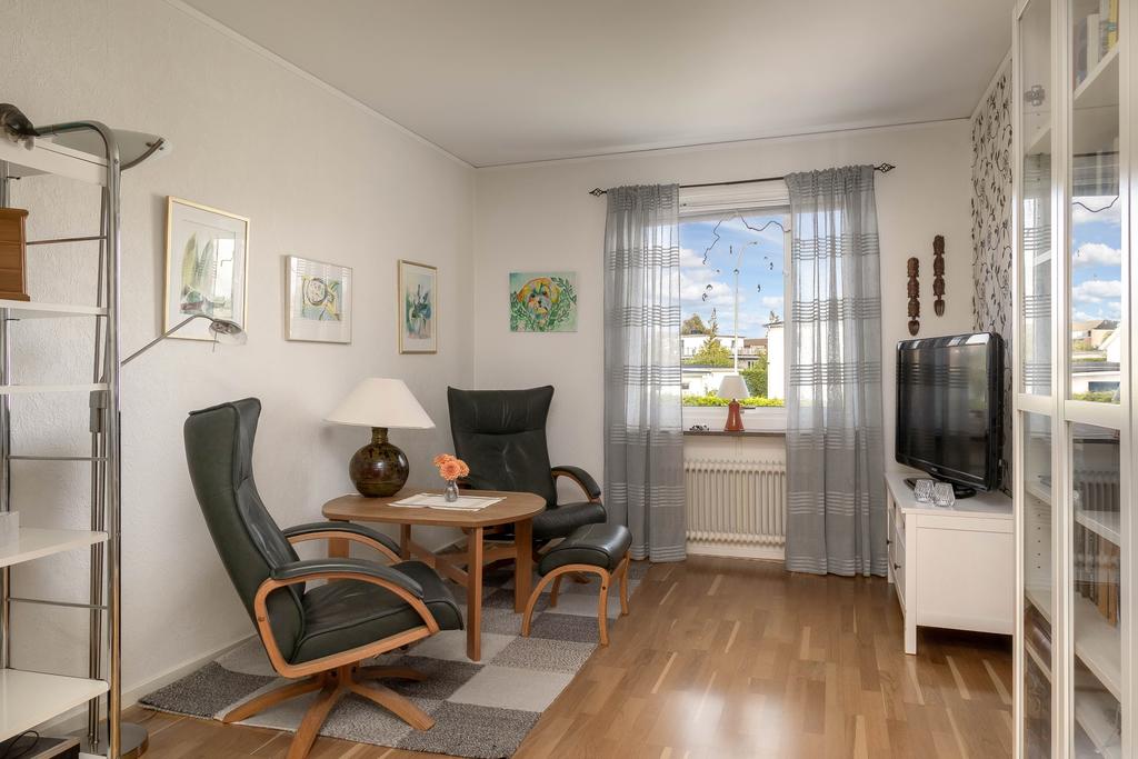 Det stora sovrummet, används idag som tvrum