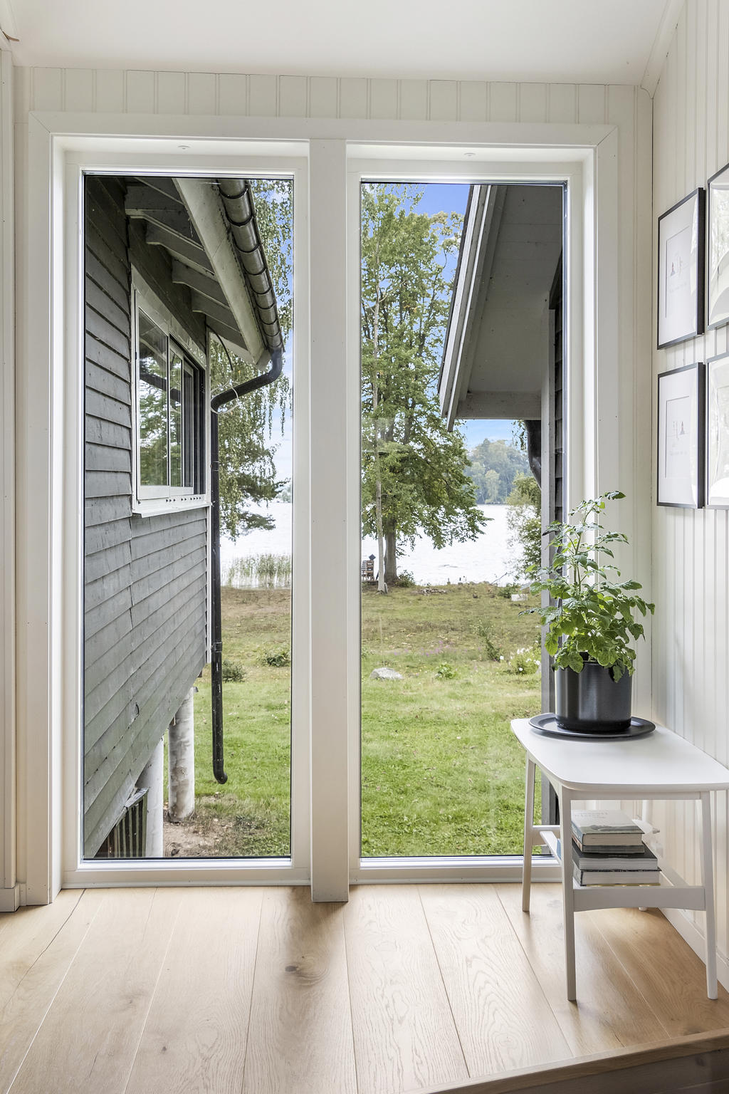 Trevlig utsikt från entrén 