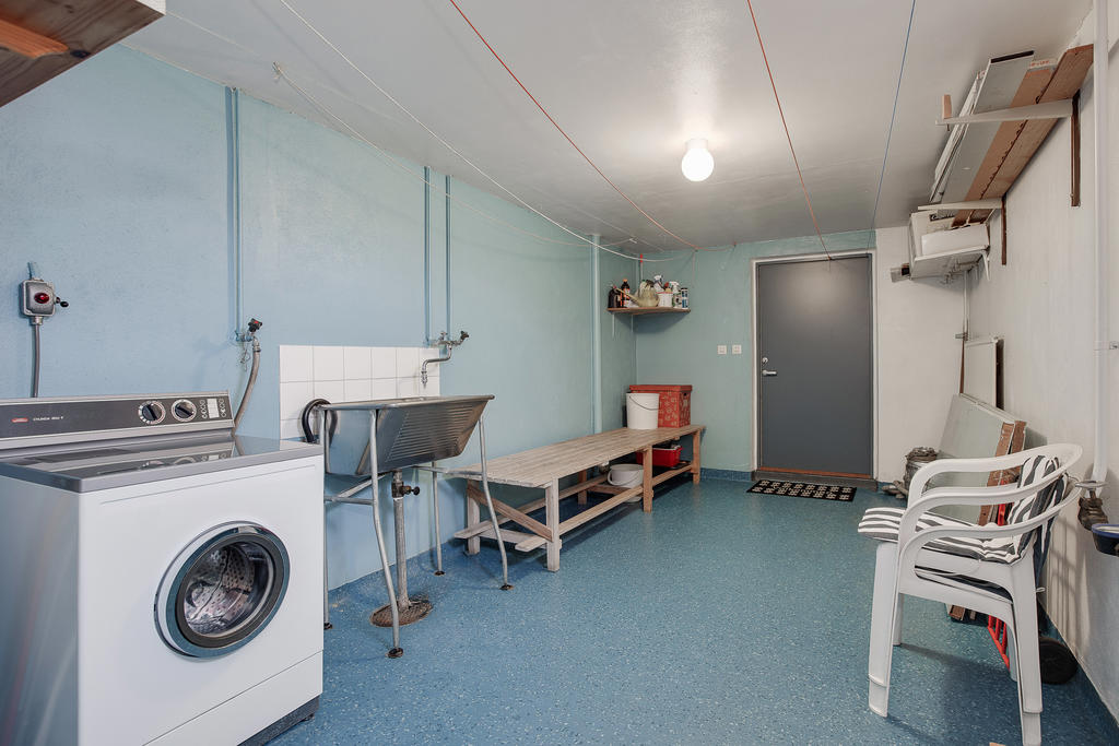Tvättstuga i källaren