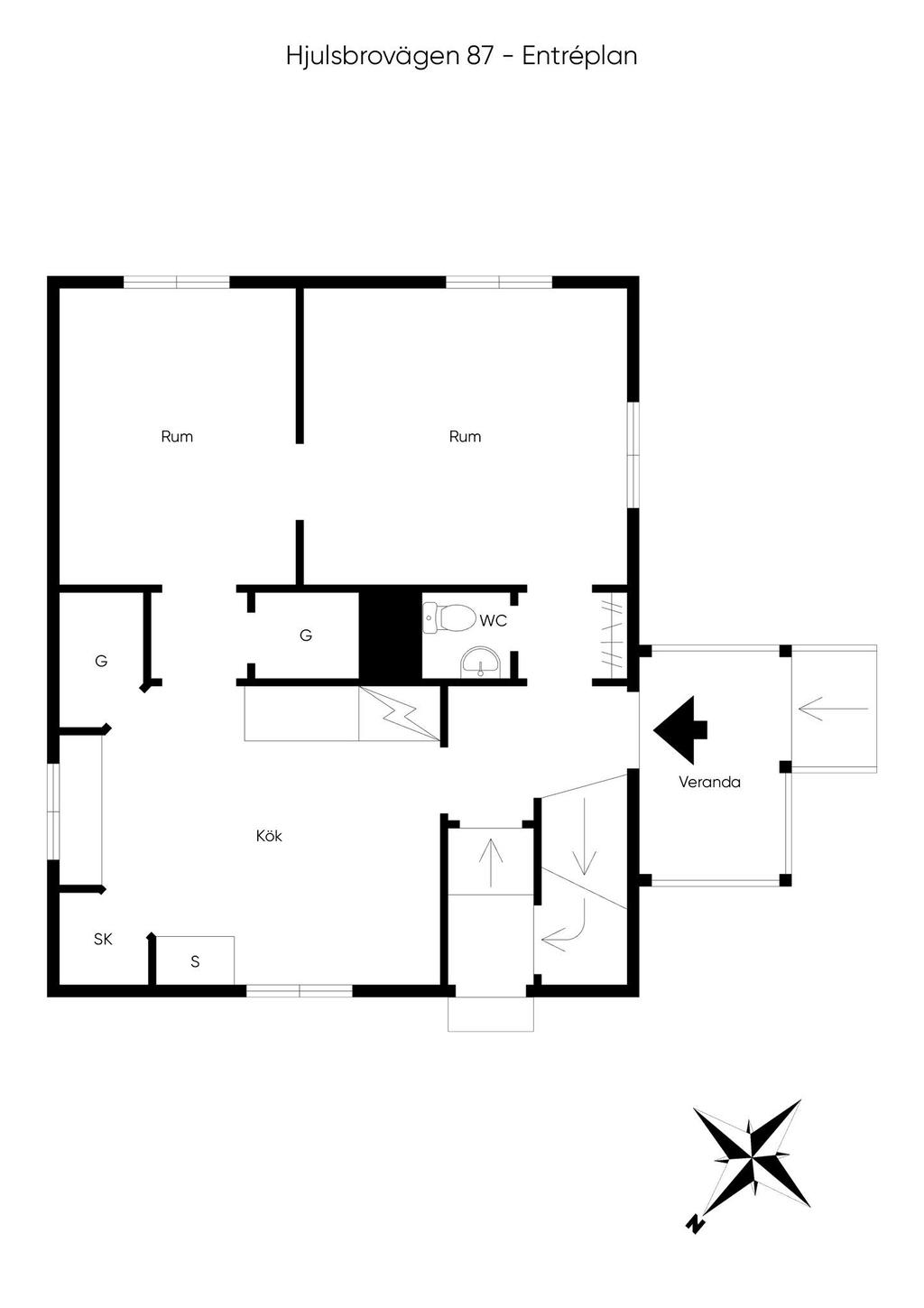 Planritning entréplan