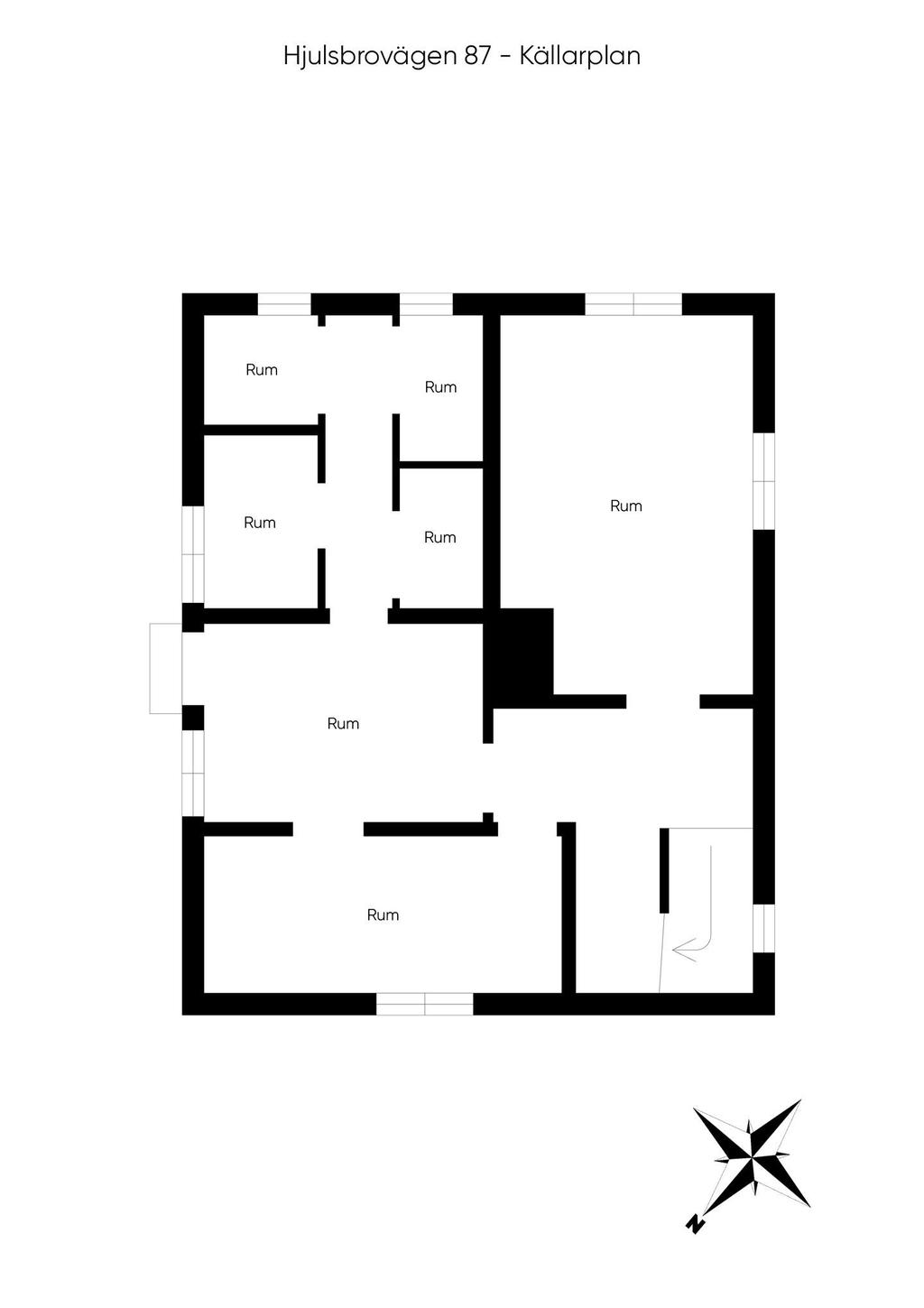 Planritning källarplan