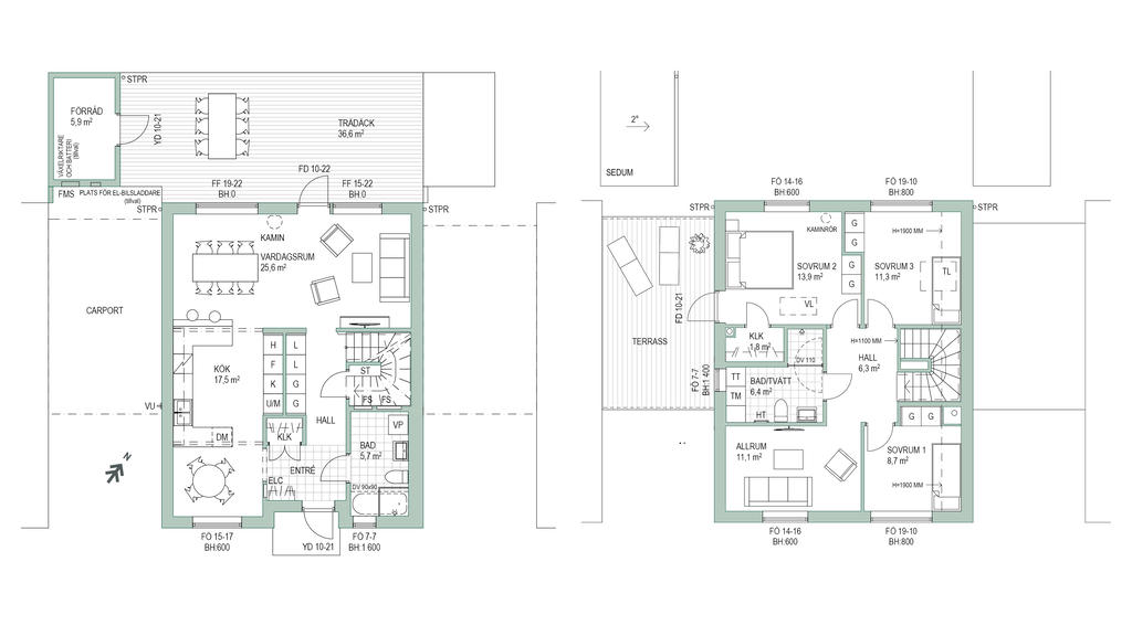 Planlösning hus 3