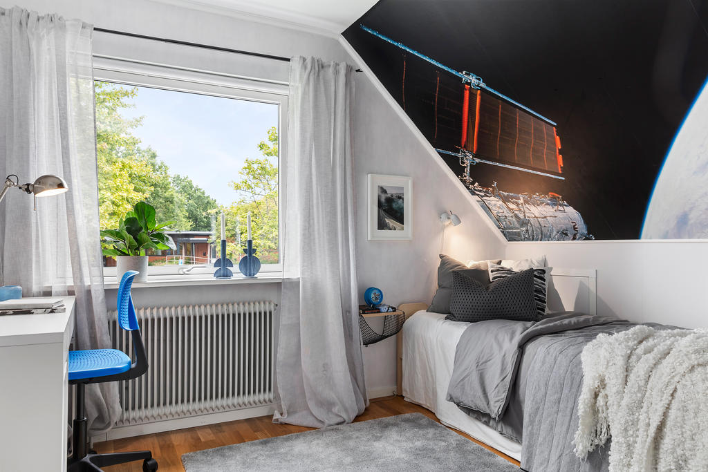 Fjärde sovrummet övre plan 