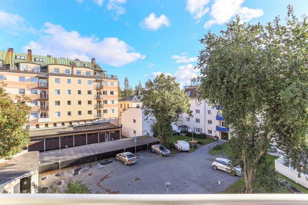 Utsikt från balkong