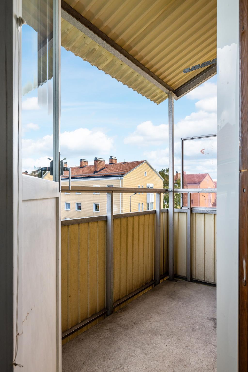 Balkong i soligt söderläge