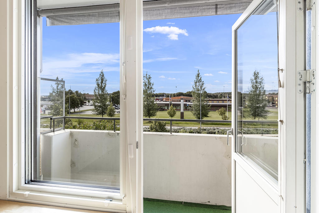 Utgång till balkong