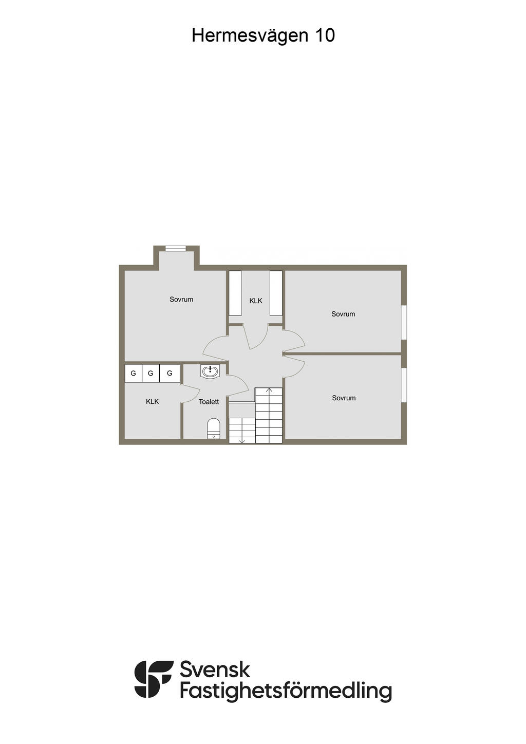 Planlösning övre plan
