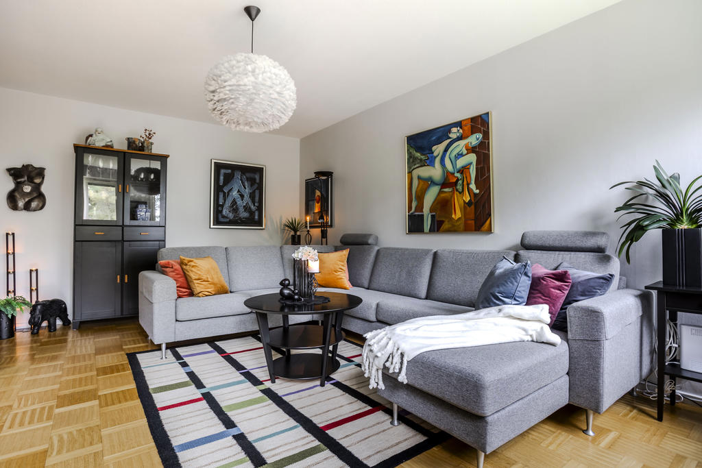 Plats för större soffa