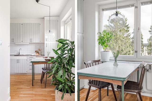 Matplats vid fönstret
