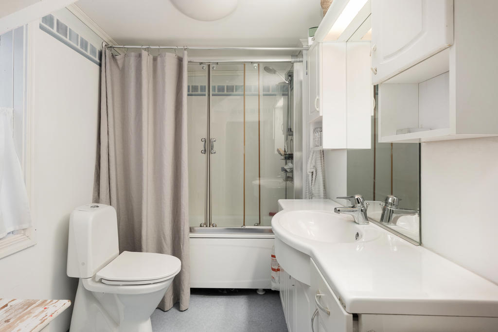 Badrum i bostadshuset