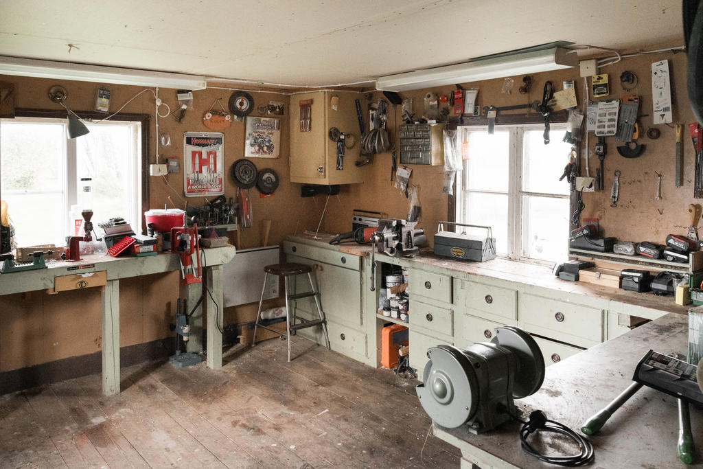 Verkstad i sidobyggnad