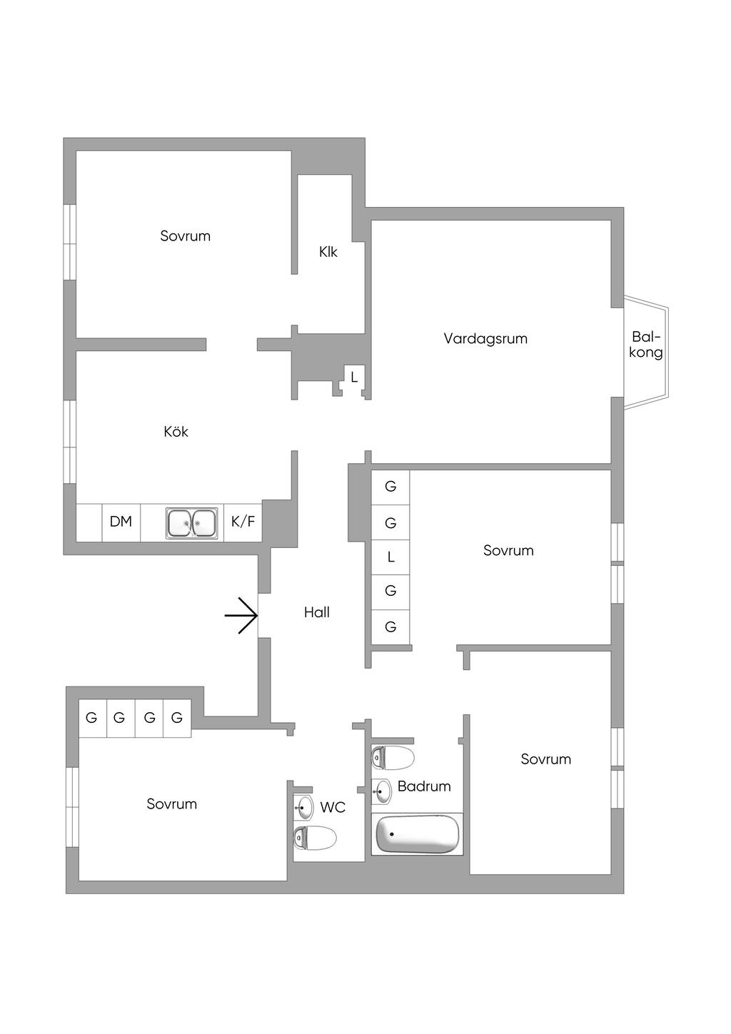 Alternativ planlösning