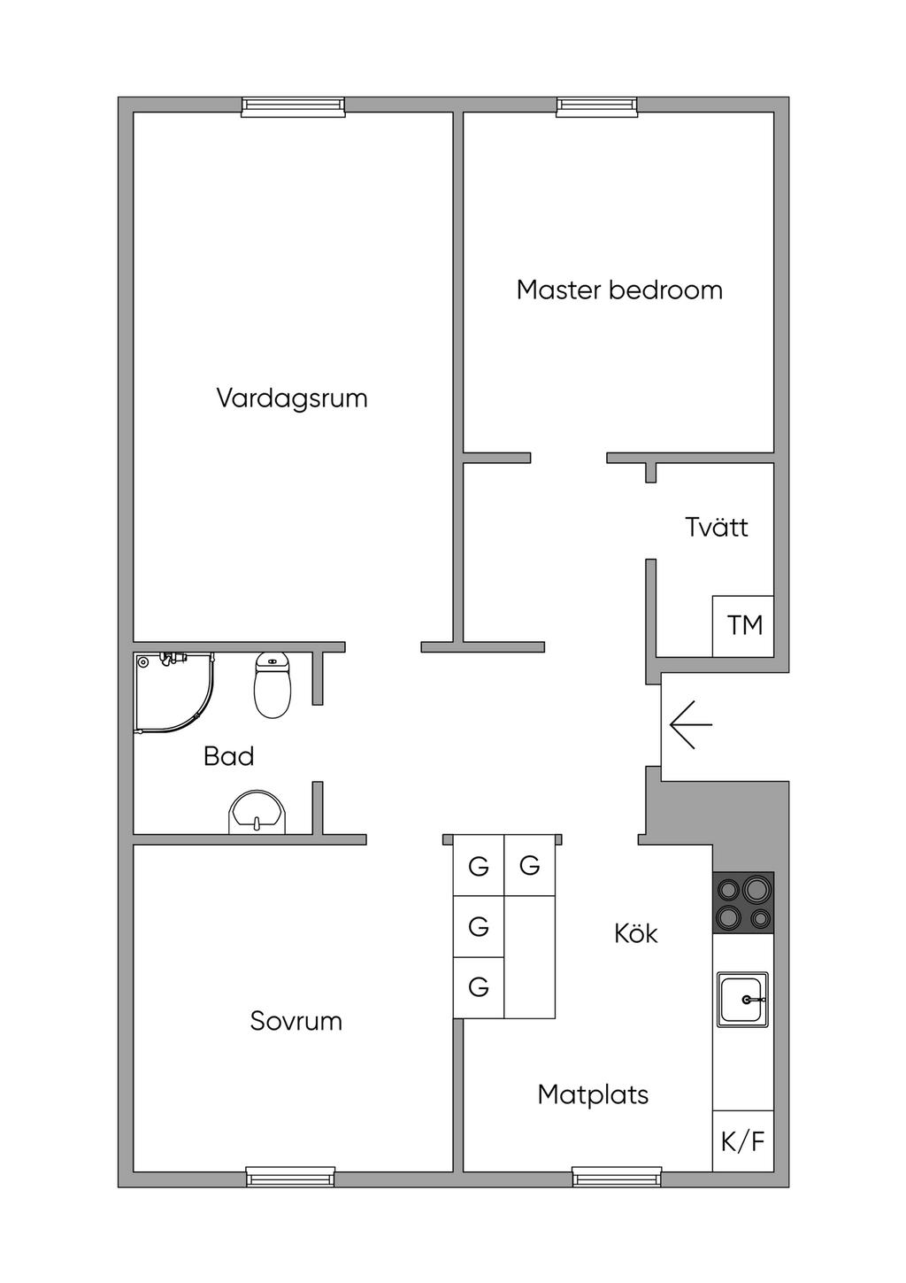 Planlösning 