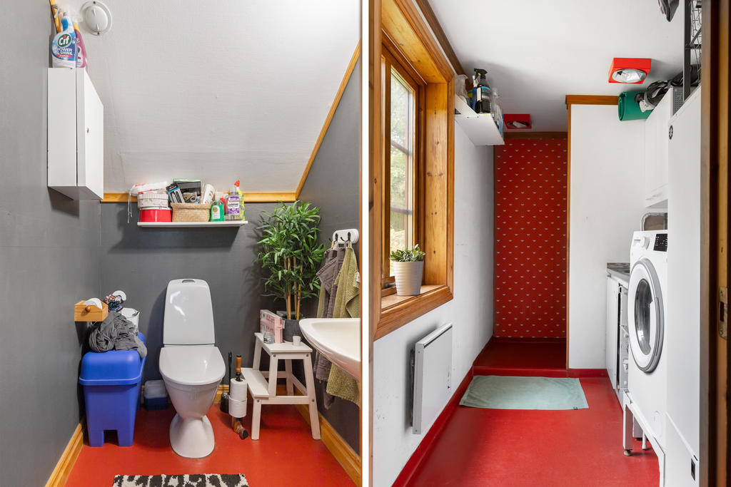 WC/tvättstuga på entréplan