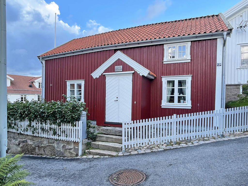 Entrésidan huset.