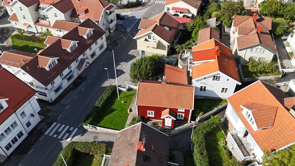 Snappegatan 2 från ovan.