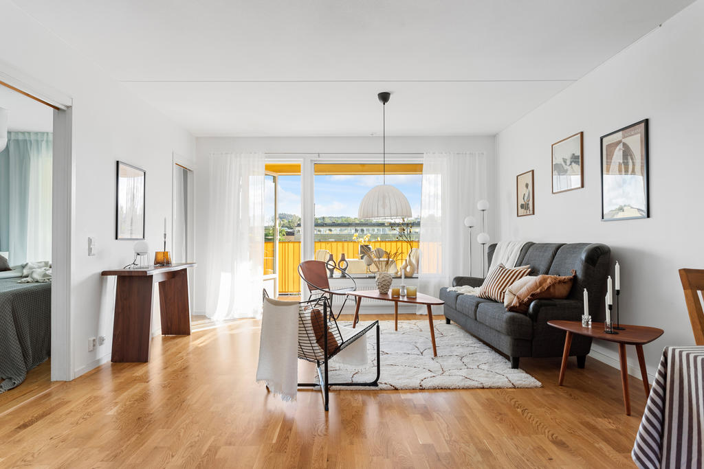 Stort fint vardagsrum