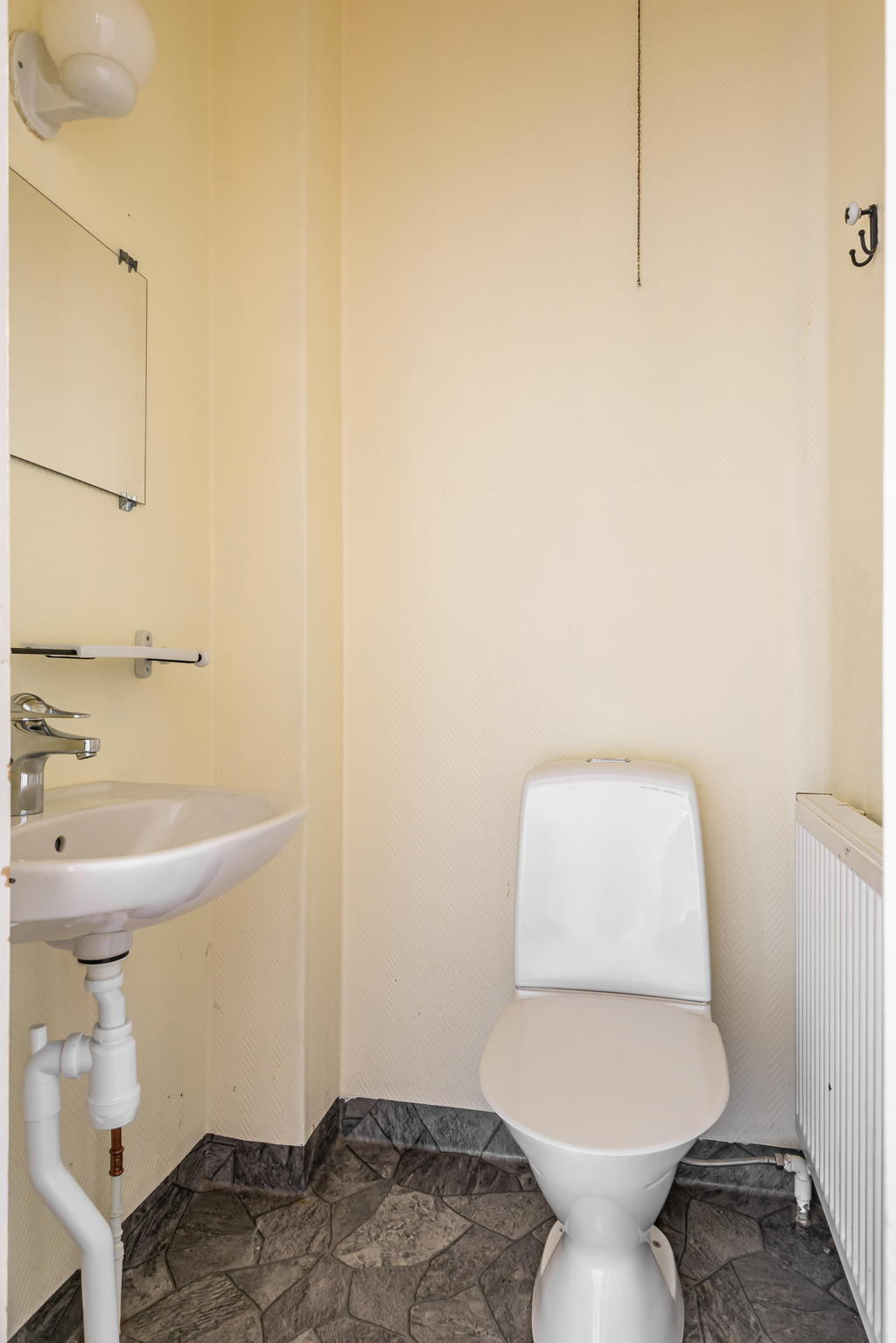 WC-rum på övre plan