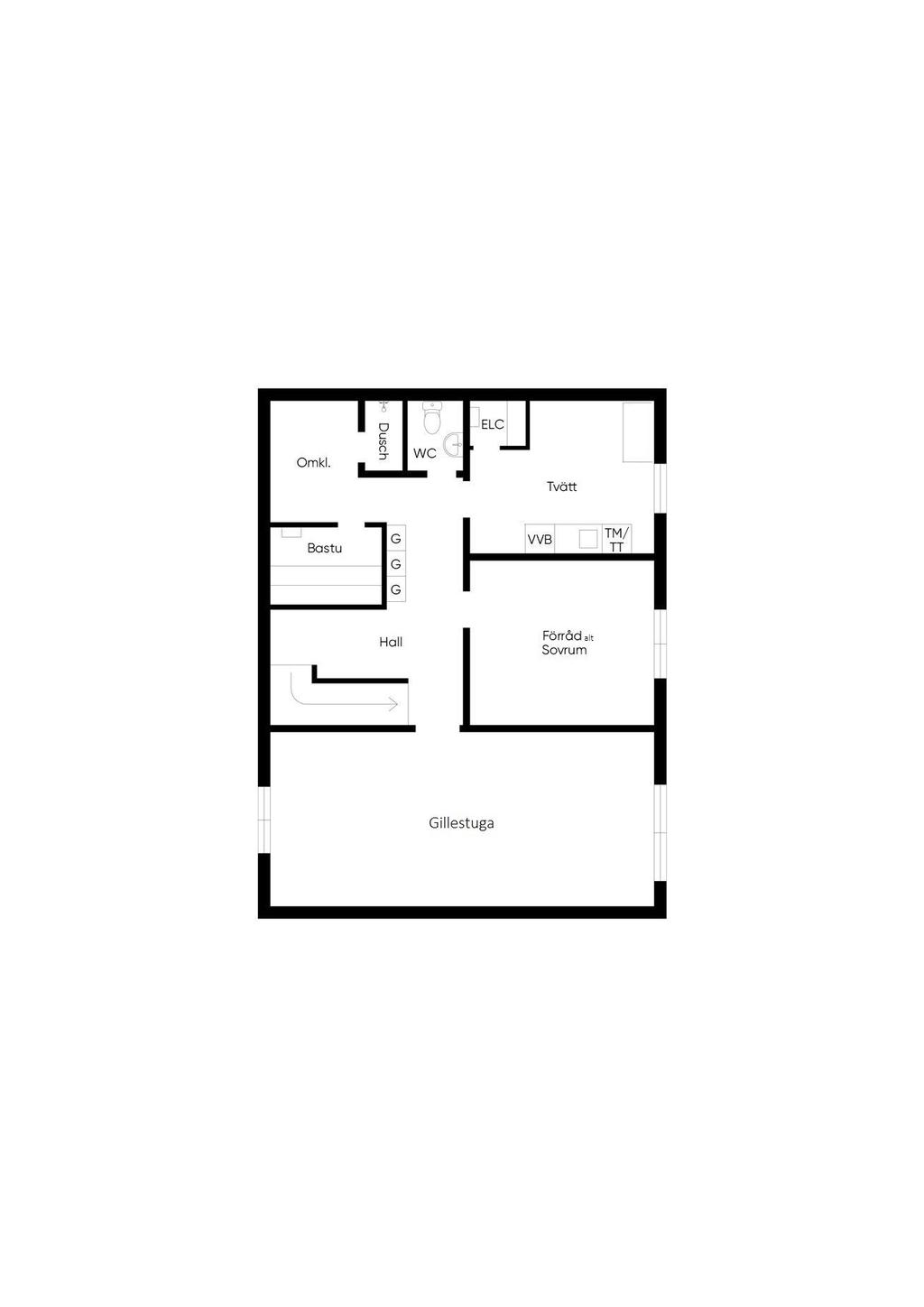 Planlösning Källarplan