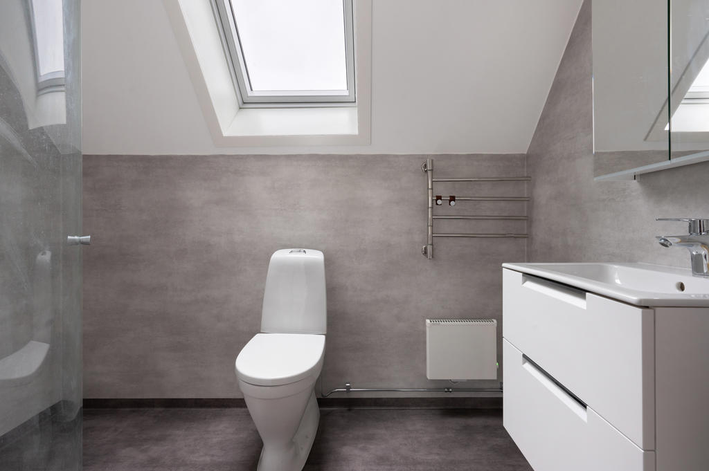 Badrum på övre plan