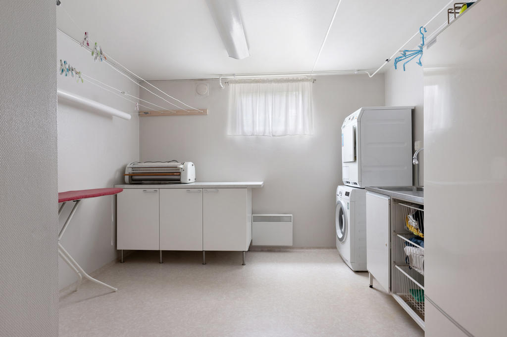 Tvättstuga i källarplan