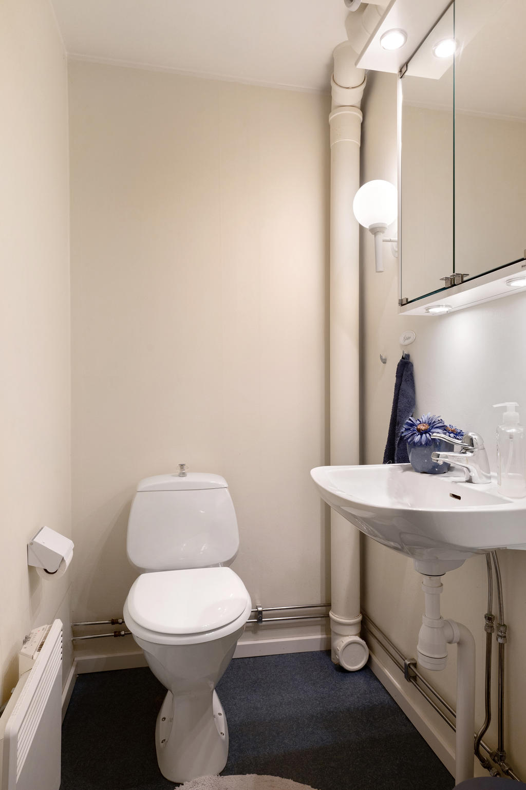 Gäst-WC i källarplan