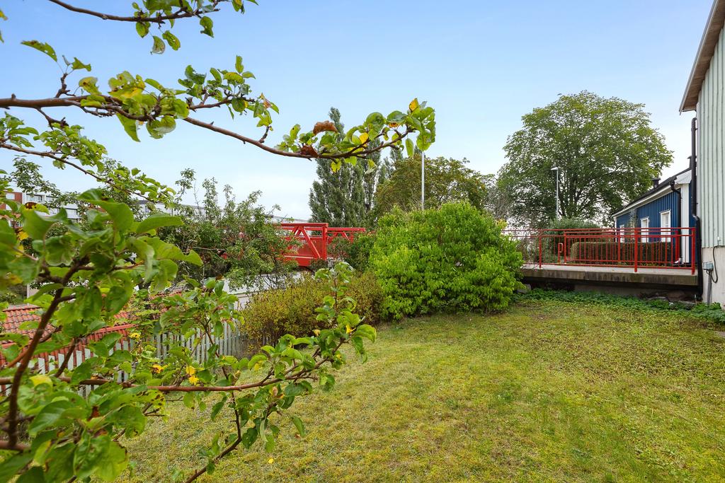 Inhägnad trädgård