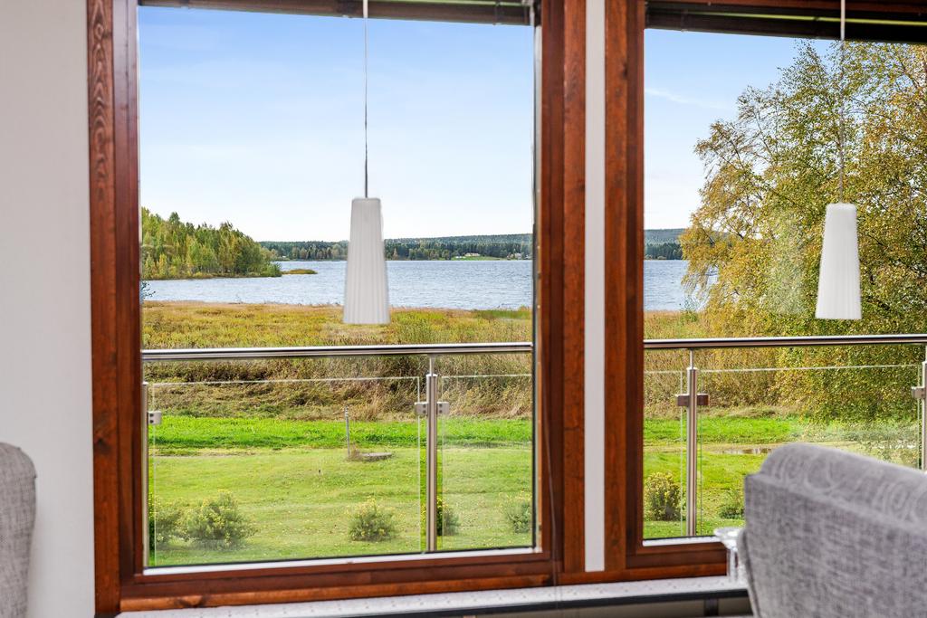 Härlig utsikt från vardagsrum