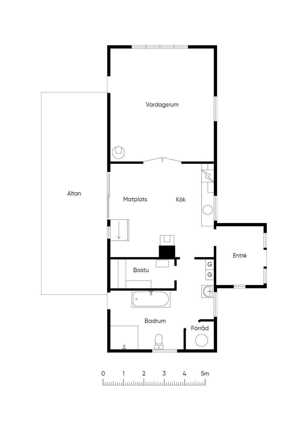 Planlösning lilla huset.