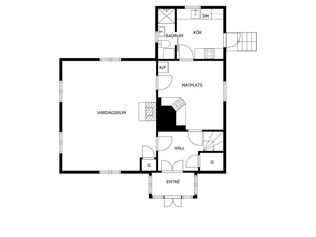 Planritning entréplan