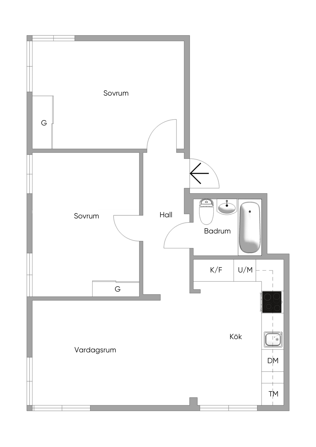 Alternativ Planlösning