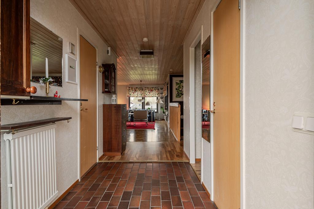 Klinker på golvet i hallen