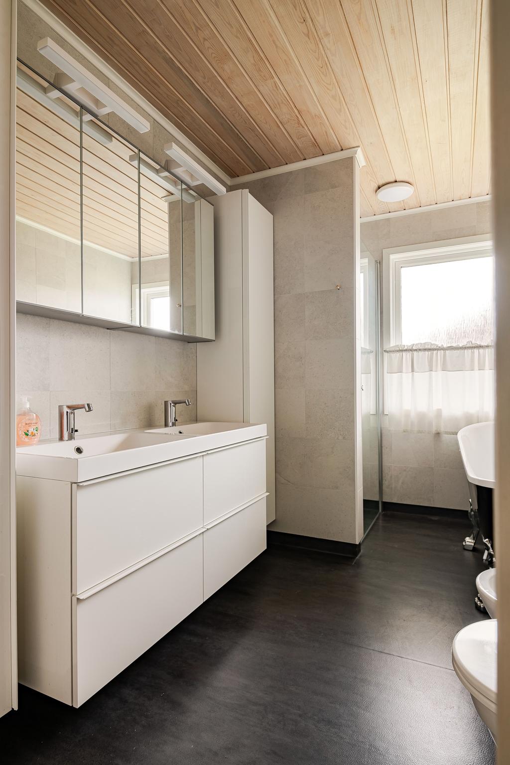 Badrummet är renoverat 2022