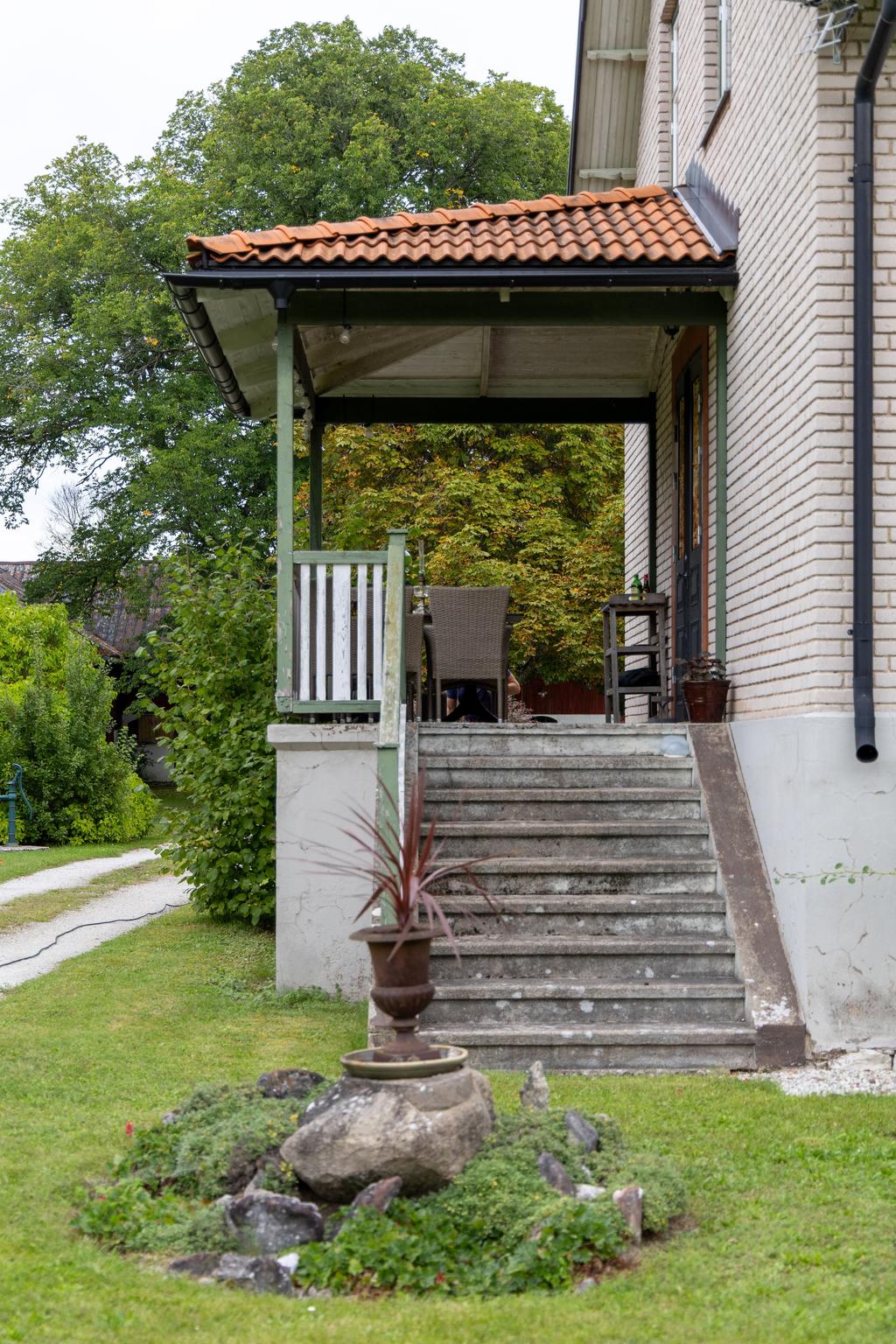 Veranda vid mangårdsbyggnad