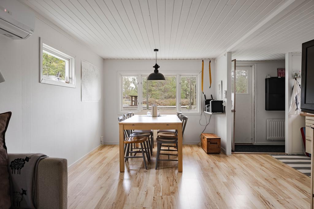 Gott om plats för matbord