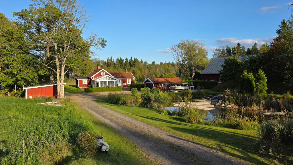 Mobiltelefonbild från sensommarkväll