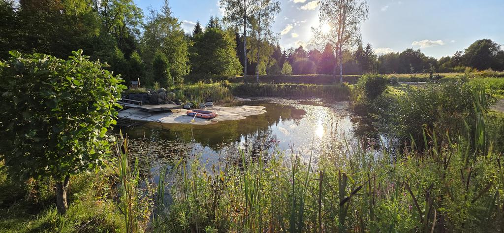 Mobiltelefonbild från sensommarkväll