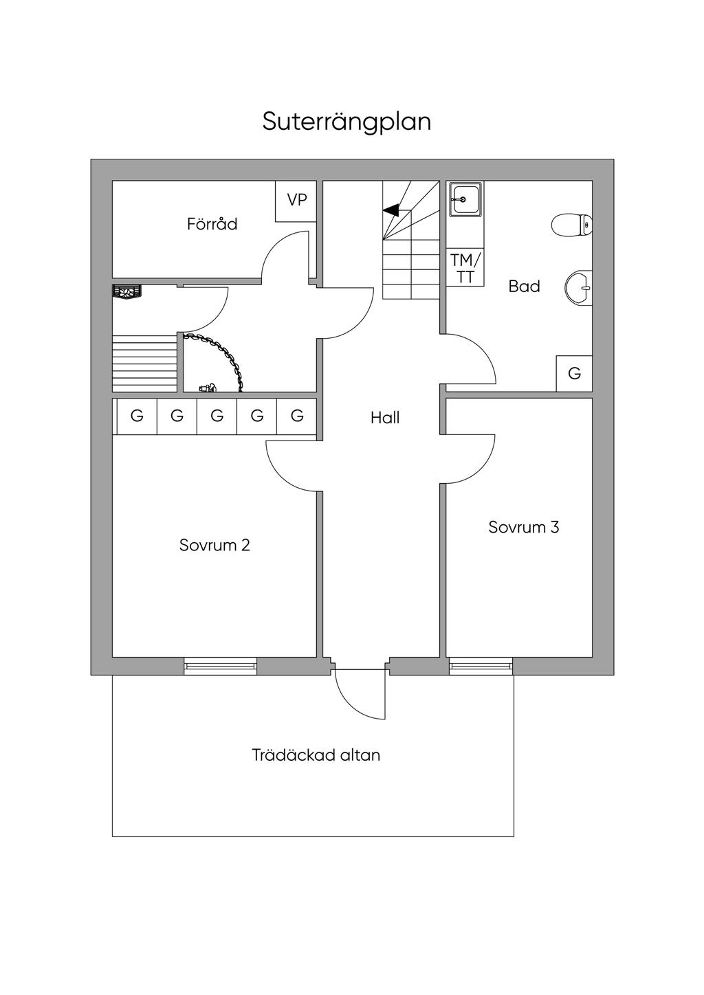 Suterrängplan