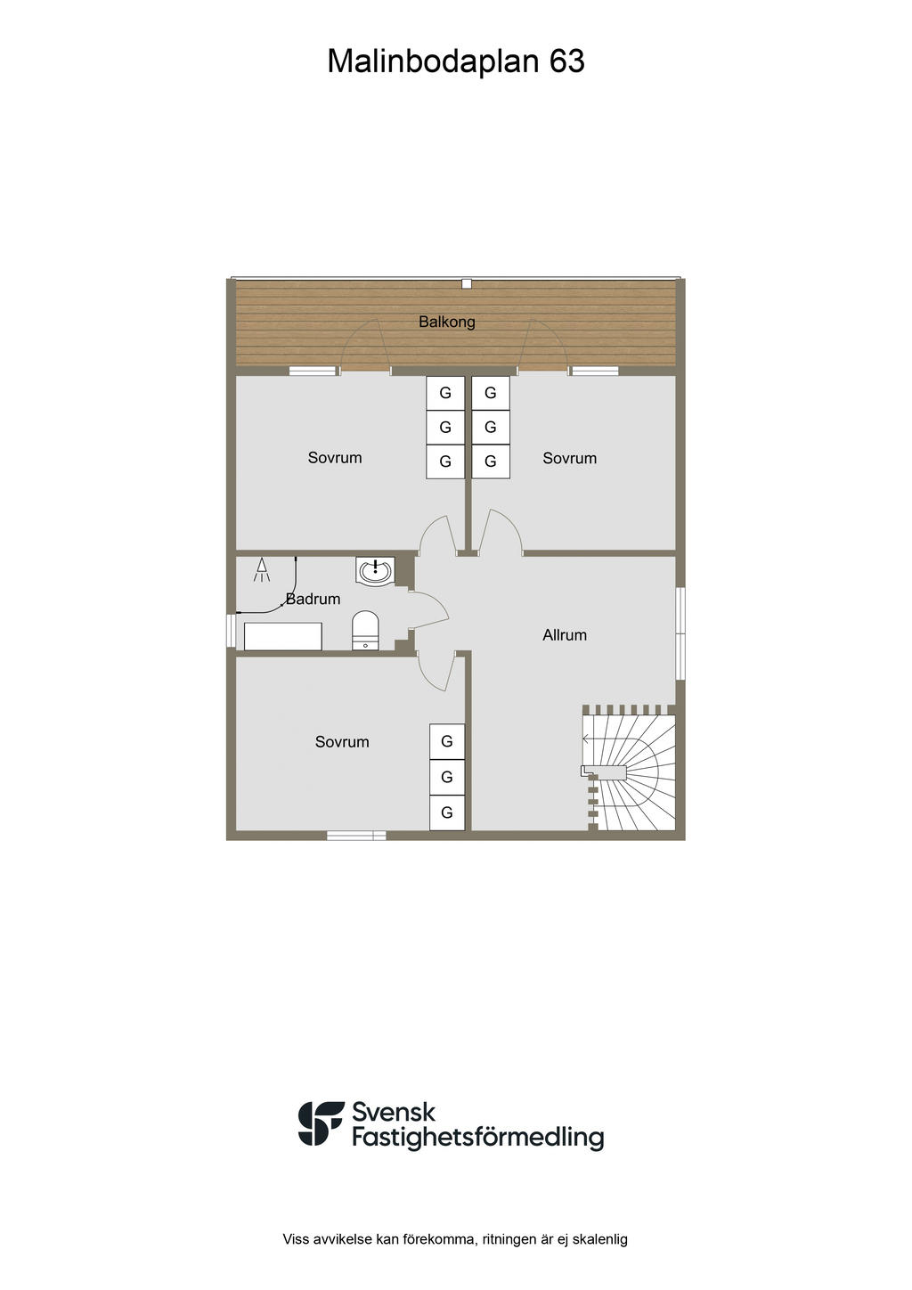 Planritning övreplan